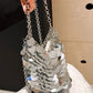 Midnight Sequin Mini Bag
