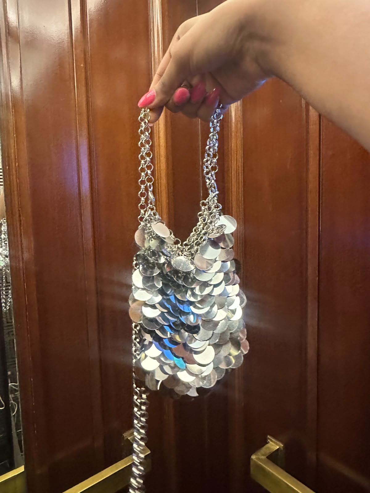 Midnight Sequin Mini Bag