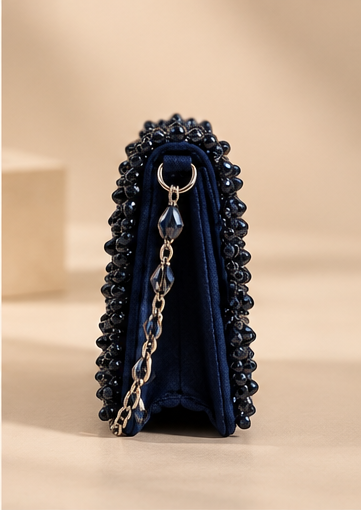 CRYSTAL CLUTCH - side view
